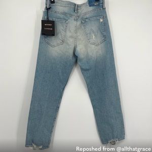 MOTHER The Tomcat High Rise Cropped Straight Jeans Size 30 NWOT
